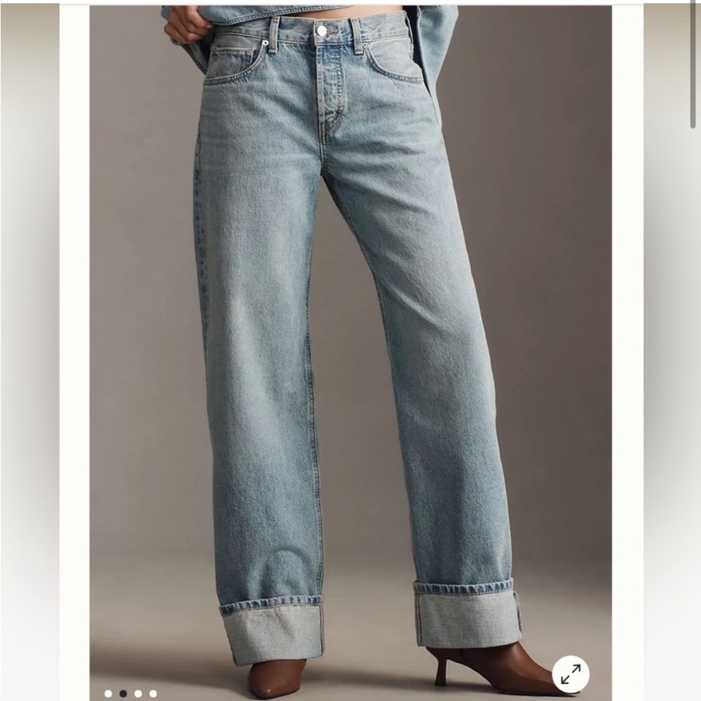 Etica Stanton High Rise Relaxed Wide legged with Cuff |Size 31